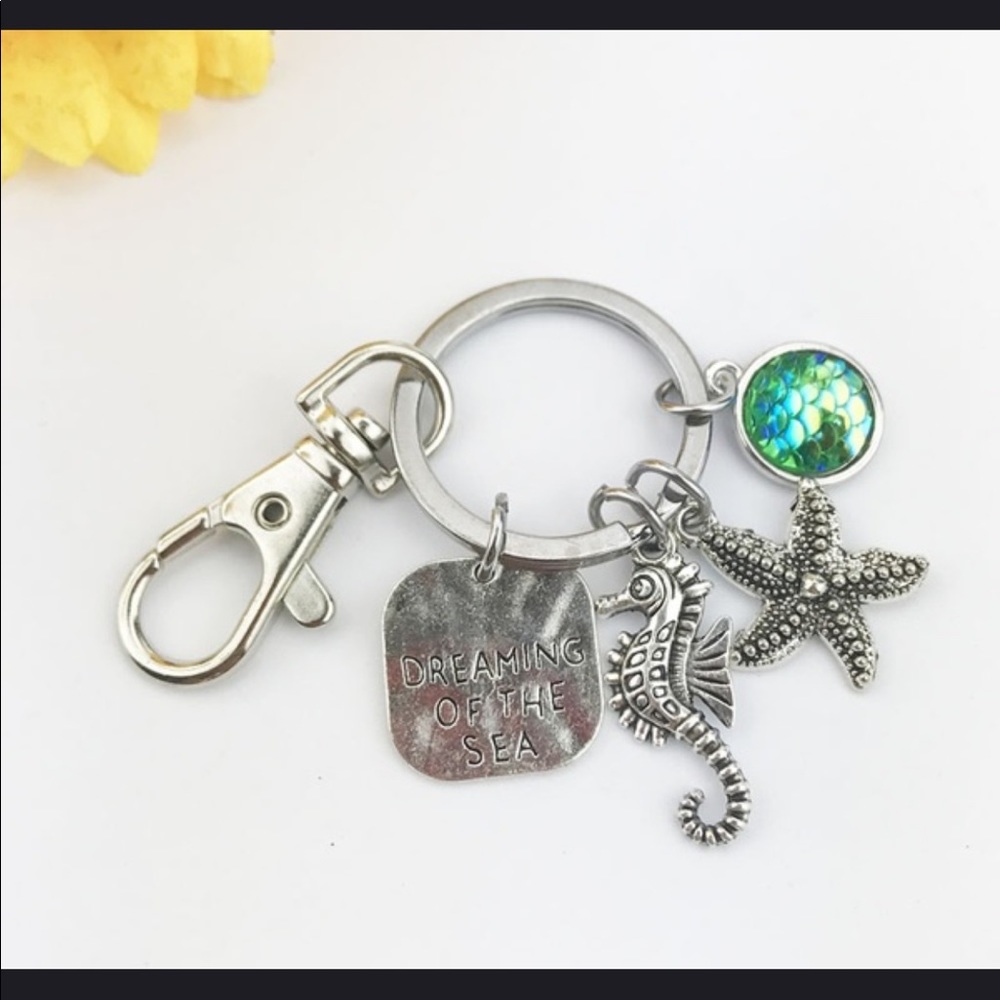 NWT “Dreaming of the Sea” key chain or Tassel